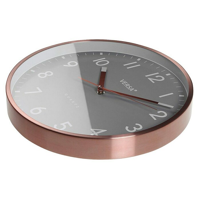 Reloj de pared (Diámetro: 30 cm, Gris, Clásico) | BAUHAUS