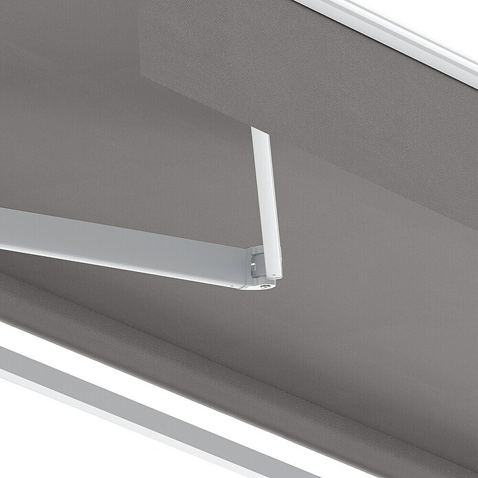 SmartSun Toldo con motor WiFi Vivant (Gris, Ancho: 3,95 m, Caída: 3 m) | BAUHAUS