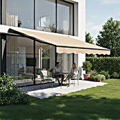 SmartSun Toldo con motor Dark Easy Lite (Beige, Ancho: 3,95 m, Caída: 2,5 m) | BAUHAUS