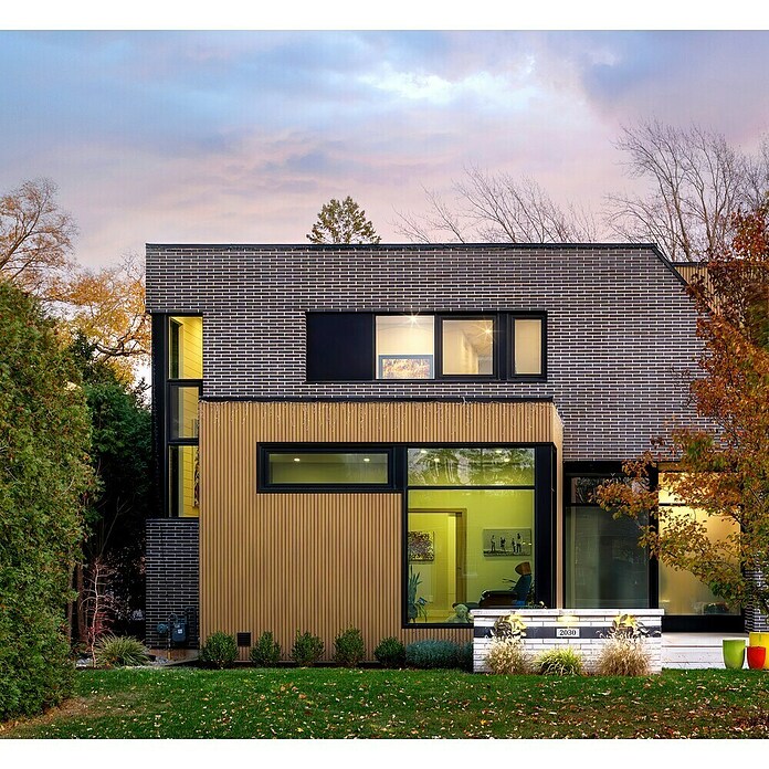 b!design Wandpaneel WPC Outdoor (Eiche, Holz, 300 cm x 17,5 cm x 2,1 mm) | BAUHAUS