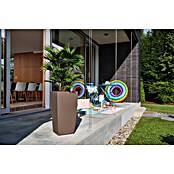 Lechuza Color Pflanzsäule eckig Cubico (Außenmaß (L x B x H): 40 x 40 x 75 cm, Kunststoff, Muskat) | BAUHAUS