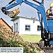 Scheppach Miniexcavadora EXC1400 (8,5 kW, Gasolina, Ángulo de giro del brazo: 45 ° - 85 °) | BAUHAUS
