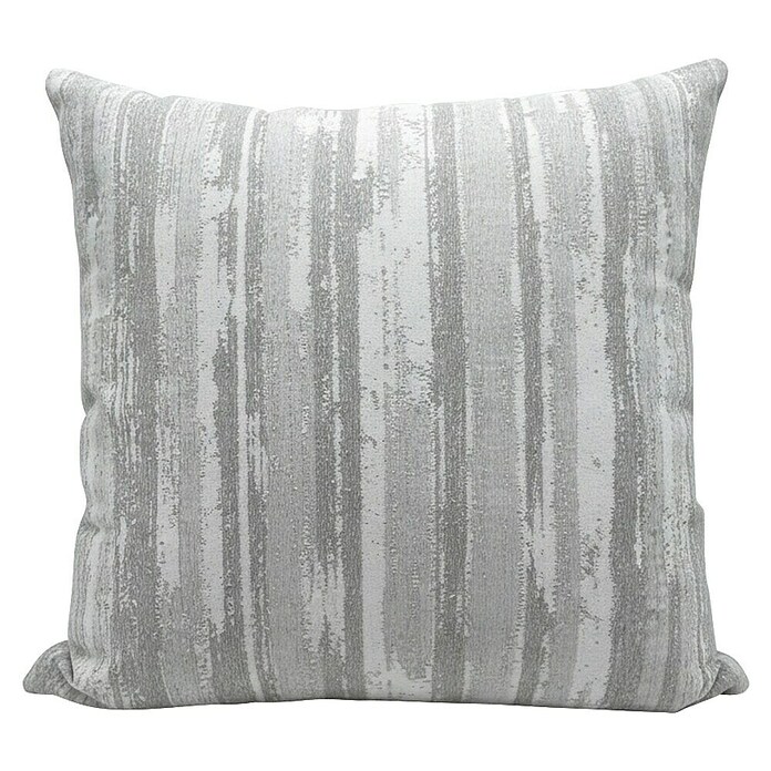 Cojín Rugat raya (Gris, 45 x 45 cm, 1 ud., 54% algodón y 46% poliéster) | BAUHAUS