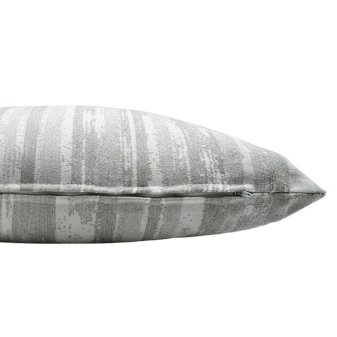 Cojín Rugat raya (Gris, 45 x 45 cm, 1 ud., 54% algodón y 46% poliéster) | BAUHAUS