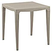 Mesa de jardín Master (L x An x Al: 70 x 70 x 75 cm, Polipropileno, Cuadrado, Topo) | BAUHAUS
