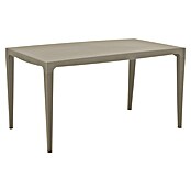 Mesa de jardín Master (L x An x Al: 140 x 80 x 75 cm, Polipropileno, Rectangular, Topo) | BAUHAUS