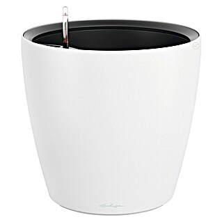 Lechuza Classico Pflanztopf Color LS (Außenmaß (Ø x H): 43 x 39 cm, Kunststoff, Weiß)