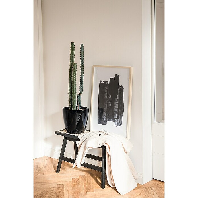 Lechuza Classico Pflanztopf Premium LS (Außenmaß (Ø x H): 28,5 x 26 cm, Kunststoff, Schwarz) | BAUHAUS