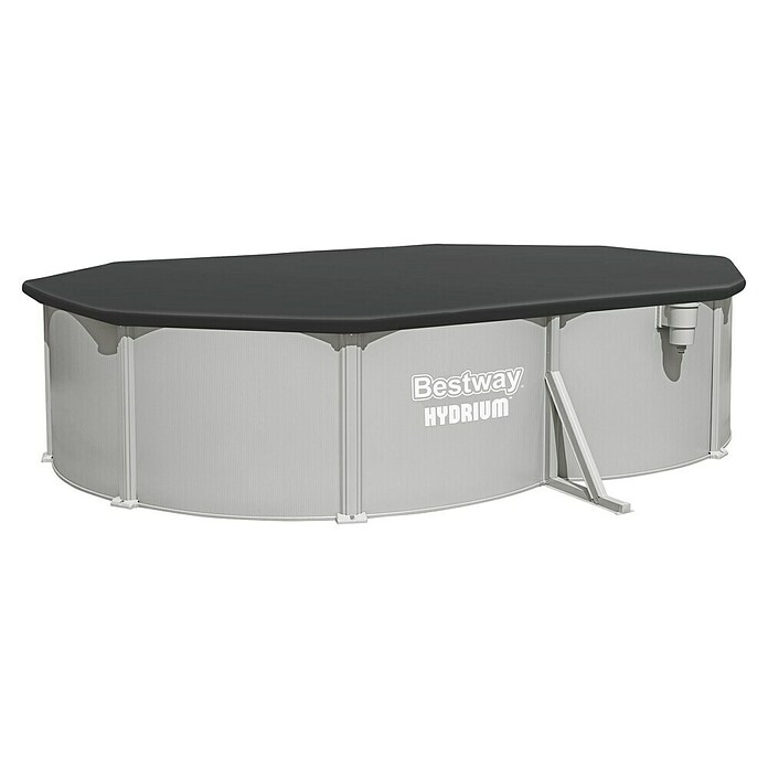 Bestway Opzetzwembad Hydrium Set 500 (l x b x h: 500 x 366 x 122 cm, Grijs, 16.296 l) | BAUHAUS