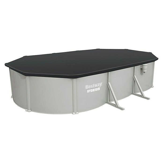 Bestway Opzetzwembad Hydrium Set 610 (l x b x h: 610 x 366 x 122 cm, Grijs, 19.929 l) | BAUHAUS