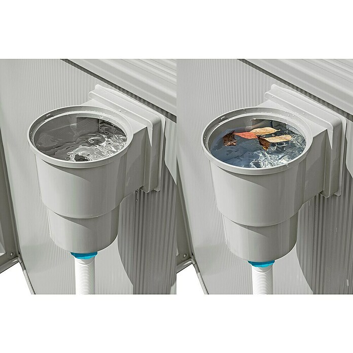 Bestway Opzetzwembad Hydrium Set 500 (l x b x h: 500 x 366 x 122 cm, Grijs, 16.296 l) | BAUHAUS