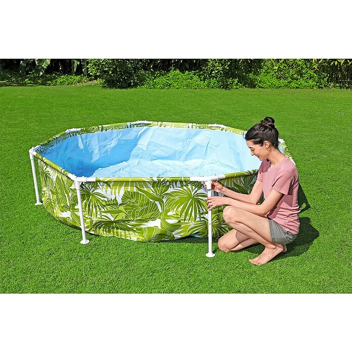 Bestway Kinderzwembad Steel Pro Splash-in-Shade (Ø x h: 244 x 51 cm) | BAUHAUS