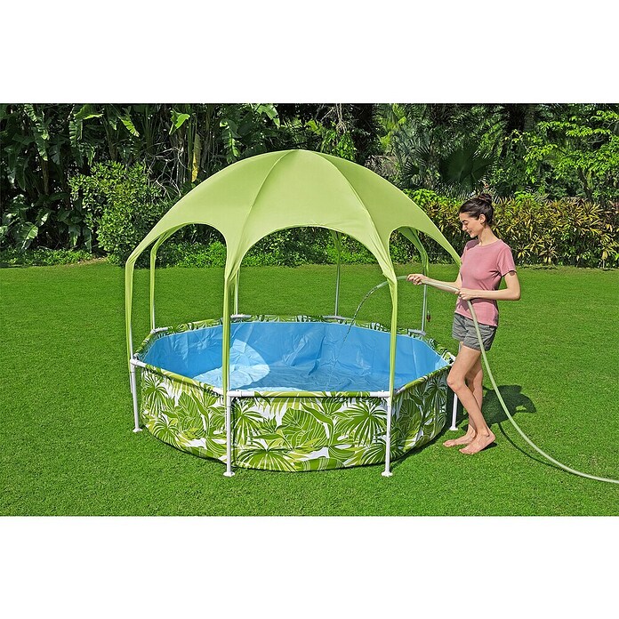 Bestway Kinderzwembad Steel Pro Splash-in-Shade (Ø x h: 244 x 51 cm) | BAUHAUS
