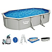 Bestway Opzetzwembad Hydrium Set 610 (l x b x h: 610 x 366 x 122 cm, Grijs, 19.929 l) | BAUHAUS