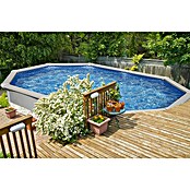 Bestway Opzetzwembad Hydrium Set 500 (l x b x h: 500 x 366 x 122 cm, Grijs, 16.296 l) | BAUHAUS
