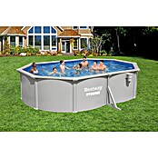 Bestway Opzetzwembad Hydrium Set 500 (l x b x h: 500 x 366 x 122 cm, Grijs, 16.296 l) | BAUHAUS