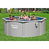 Bestway Opzetzwembad Hydrium Set 305 (Ø x h: 305 x 122 cm, Grijs, 7.630 l) | BAUHAUS