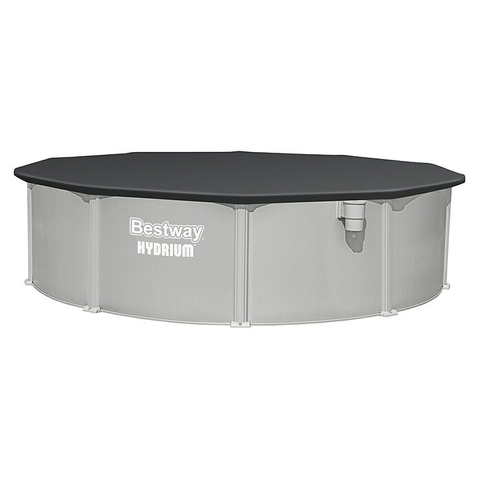 Bestway Opzetzwembad Hydrium Set 457 (Ø x h: 457 x 122 cm, Grijs, 17.430 l) | BAUHAUS