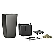 Lechuza Pflanzsäule eckig Cubico Premium (Außenmaß (L x B x H): 50 x 50 x 95 cm, Kunststoff, Anthrazit metallic) | BAUHAUS