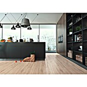 LOGOCLIC Laminado Hidro Roble Santorini (1.380 x 191 x 12 mm, Marrón, AC5, Resistente al agua) | BAUHAUS