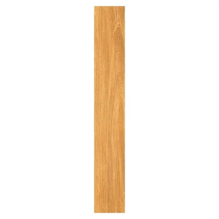 LOGOCLIC Laminado Hidro Roble Linn - 1.380 x 191 x 12 mm, Marrón, AC5 - Panel de madera marrón claro con veta natural.