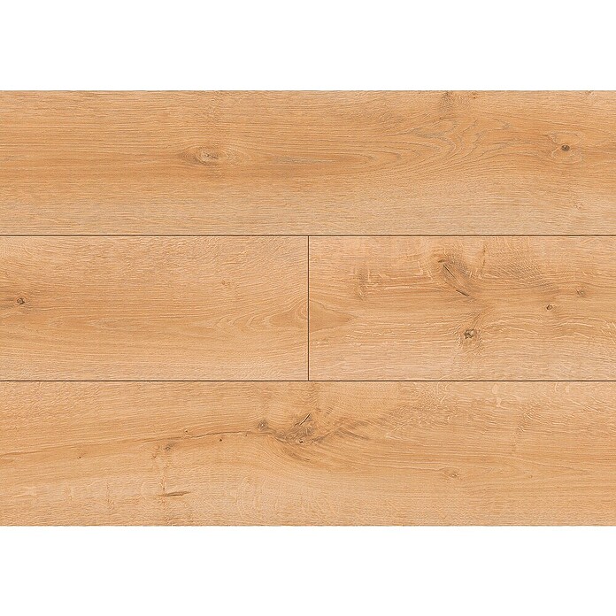 LOGOCLIC Laminado Hidro Roble Noah (1.380 x 191 x 10 mm, Marrón, AC5, Resistente al agua) | BAUHAUS