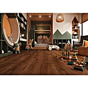 LOGOCLIC Laminado Roble Arabica (1.380 x 193 x 8 mm, Marrón, AC4) | BAUHAUS