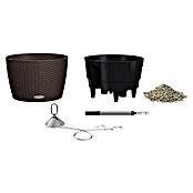 Lechuza Cottage Blumenampel Nido (Außenmaß (Ø x H): 35 x 23 cm, Kunststoff, Mokka) | BAUHAUS