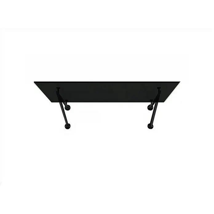 Glaszentrum Hagen Vordach Glasvordach BK Halter 120x90 cm GR V-Form - 120 x 90 x 40 cm, Schwarz