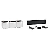 Lechuza Wand-Pflanzkasten Kit Glossy (Außenmaß (L x B x H): 48 x 15 x 14 cm, Kunststoff, Weiß) | BAUHAUS
