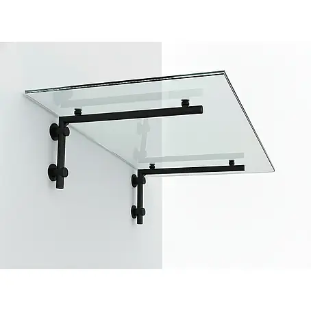 Glaszentrum Hagen  Vordach 160x90 cm Glasvordach Klar BK-L