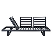 Gartenbank Fargo (B x T x H: 210 x 73 x 96 cm, Aluminium, SDP, Grau) | BAUHAUS