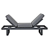 Gartenbank Fargo (B x T x H: 210 x 73 x 96 cm, Aluminium, SDP, Grau) | BAUHAUS