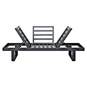 Gartenbank Fargo (B x T x H: 210 x 73 x 96 cm, Aluminium, SDP, Grau) | BAUHAUS