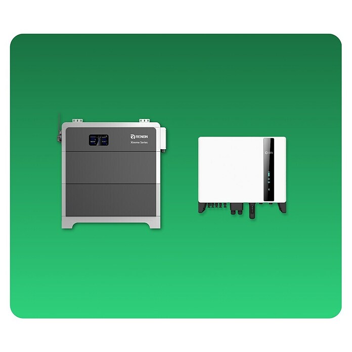 Renon Thuisbatterij set Xtreme HV 10 kWh (10 kWh, + 10 kW omvormer) | BAUHAUS