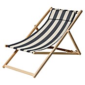 Madison Vrtni naslanjač Amora  (Bela, Siva, Zložljivo) | 8241 - Stühle Holz | ICAB - Sommermöbel Stühle | ICA - Sommermöbel | IC - Freizeit im Garten | I - Stadtgarten | BAUHAUS