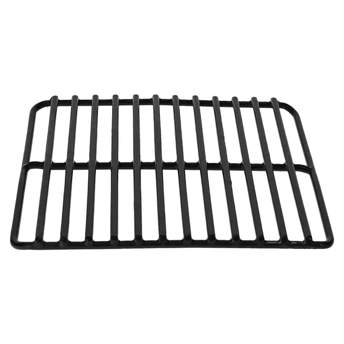 Grillstar Ersatz-Grillrost Seitenbrenner Nr.30 - Passend für: Grillstar Gasgrill Powerburner 350-1 - Schwarzes, rechteckiges Grillrost aus Metall mit parallelen Stäben.