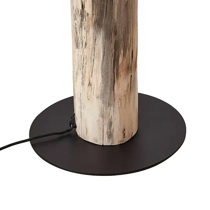 Lucande Stehleuchte Jorvan - Holz hell, E27