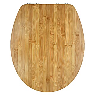 Poseidon WC-Sitz Bambus (Holz, Bamboo Brown, Mit Absenkautomatik)