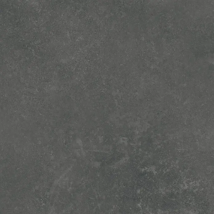 DryTile Feinsteinzeugfliese Studio Asphalt - 60 x 120 cm, Anthrazit, Matt - Dunkelgraue, matt-texturierte Oberfläche.