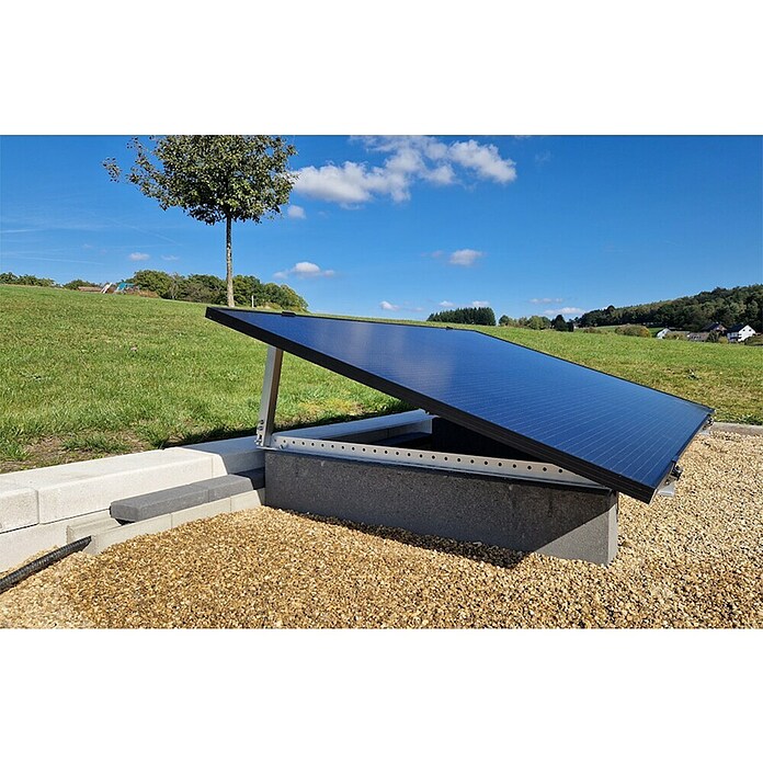 Christoph Fundamentstein Energy (100 x 11 x 17 cm, Beton, Anthrazit) | BAUHAUS
