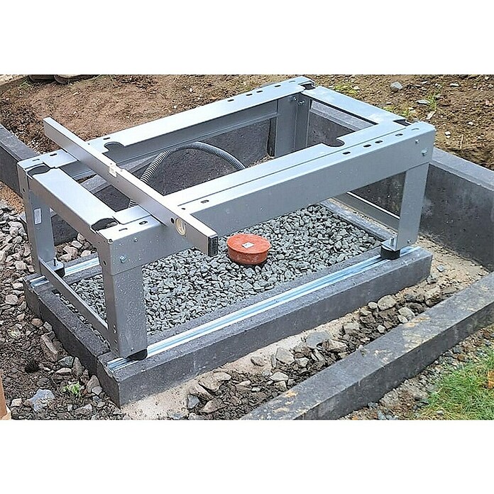 Christoph Fundamentstein Energy (100 x 11 x 17 cm, Beton, Anthrazit) | BAUHAUS