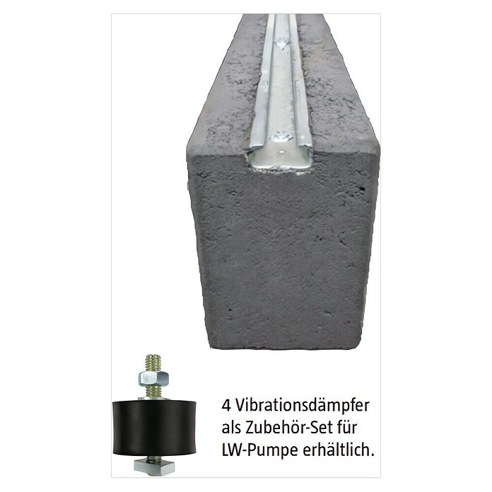 Christoph Fundamentstein Energy (100 x 11 x 17 cm, Beton, Anthrazit) | BAUHAUS
