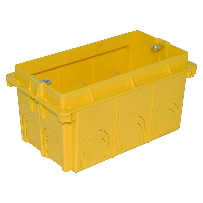 Podometna doza Modul PM4  (Višina: 65 mm, Plastika, Rumena) | Doze za stikala | Razvejitvene posode in podometne doze | Elektroinštalacija | Elektro in svetila | Izdelki | BAUHAUS