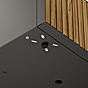 Herstera Garden Pflanzkasten Deco Planter (Außenmaß (L x B x H): 100 x 50 x 50 cm, Holz, Schwarz, Natur) | BAUHAUS