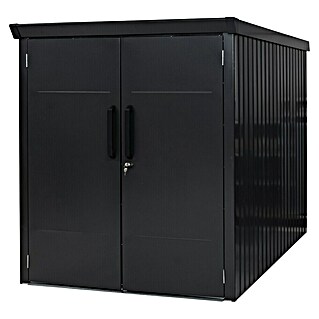 Westmann Fahrradgarage Velos (222 x 133 x 151 cm, Schwarz, Velos 2)
