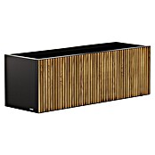 Herstera Garden Pflanzkasten Deco Planter (Außenmaß (L x B x H): 150 x 50 x 50 cm, Holz, Schwarz, Natur) | BAUHAUS