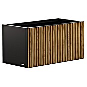 Herstera Garden Pflanzkasten Deco Planter (Außenmaß (L x B x H): 100 x 50 x 50 cm, Holz, Schwarz, Natur) | BAUHAUS