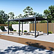 Paragon Outdoor Pergola Grand Tuscan 1220 (Anthrazit, Metall, L x B x H: 599,2 x 370 x 256 cm) | BAUHAUS