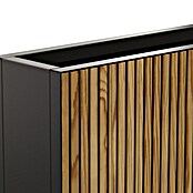 Herstera Garden Pflanzkasten Deco Planter (Außenmaß (L x B x H): 120 x 25 x 80 cm, Holz, Schwarz, Natur) | BAUHAUS